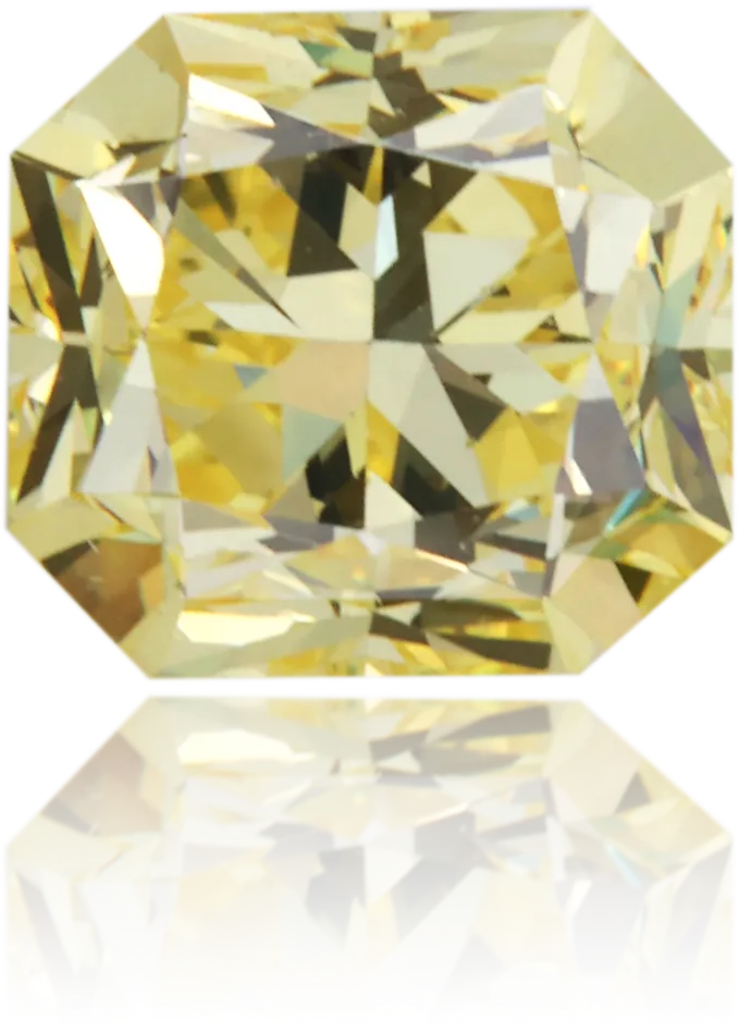 Natural Yellow Diamond Rectangle 100 ct Polished Langerman Diamonds Earrings