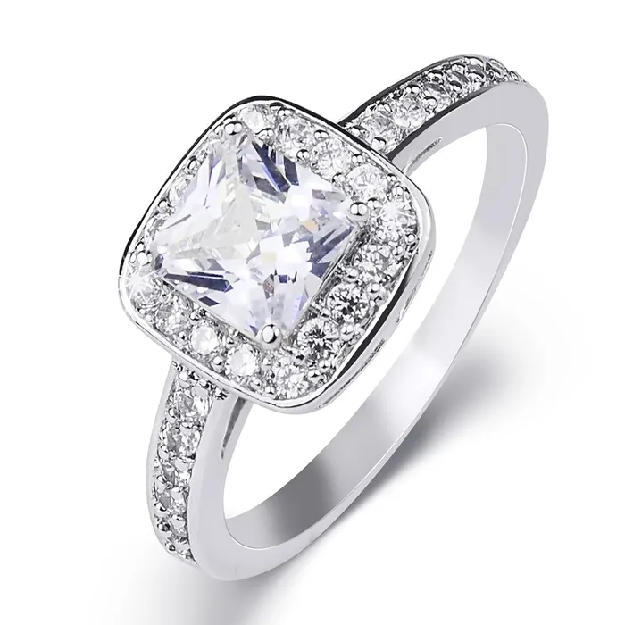 125 Carat Promise Engagement RING Princess Cut White Gold Plated Size mayamila Rings 125 Carat Promise Engagement RING Princess Cut White Gold Plated Size mayamila Rings