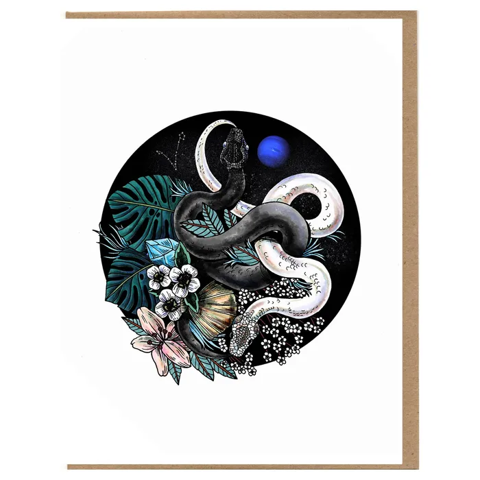 Earrings Mattea Pisces Card