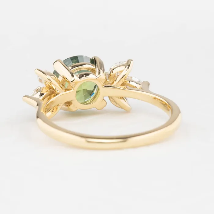 Envero Jewelry Rings Nova Ring 203ct Parti Blue Green Madagascar Sapphire Unheated 14K Yellow Gold One of a kind Envero Jewelry Rings Nova Ring 203ct Parti Blue Green Madagascar Sapphire Unheated 14K Yellow Gold One of a kind