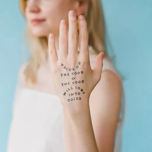 Focus On The Good Tattoo Pair Tattly Earrings