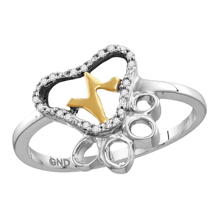 mayamila Rings Sterling Silver Womens Round Diamond Paw Print Yellowtone Heartbeat Cluster Ring 120 Cttw mayamila Rings Sterling Silver Womens Round Diamond Paw Print Yellowtone Heartbeat Cluster Ring 120 Cttw