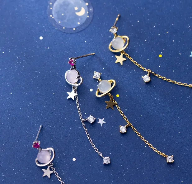 Necklaces Saturn Moon Sorasol