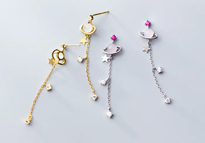 Necklaces Saturn Moon Sorasol