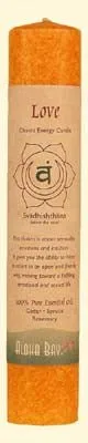Sacral Chakra Pillar Candle Love Aloha Bay Earrings