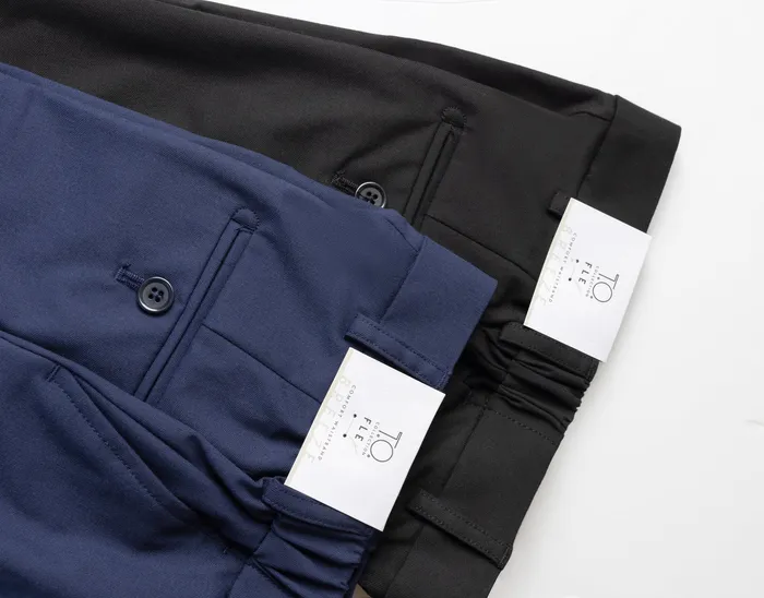 TO Collection Rings TO Collection Mens Breeze Flex Pants Slim Blue