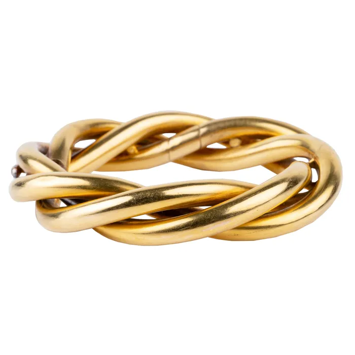 Bell Bird Antiques 19th Century Twist Bangle Bracelets