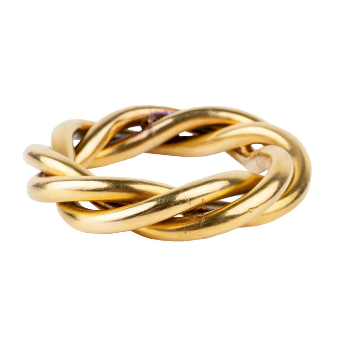 Bell Bird Antiques 19th Century Twist Bangle Bracelets
