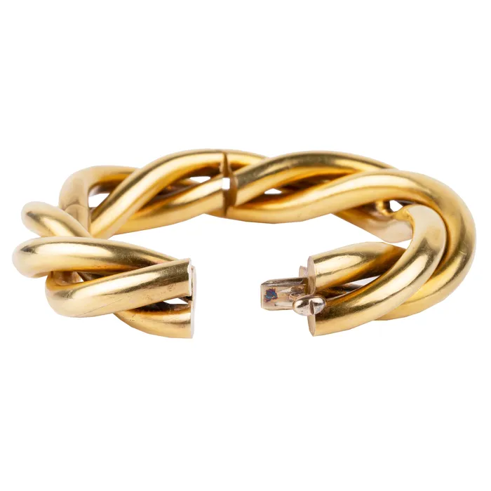Bell Bird Antiques 19th Century Twist Bangle Bracelets