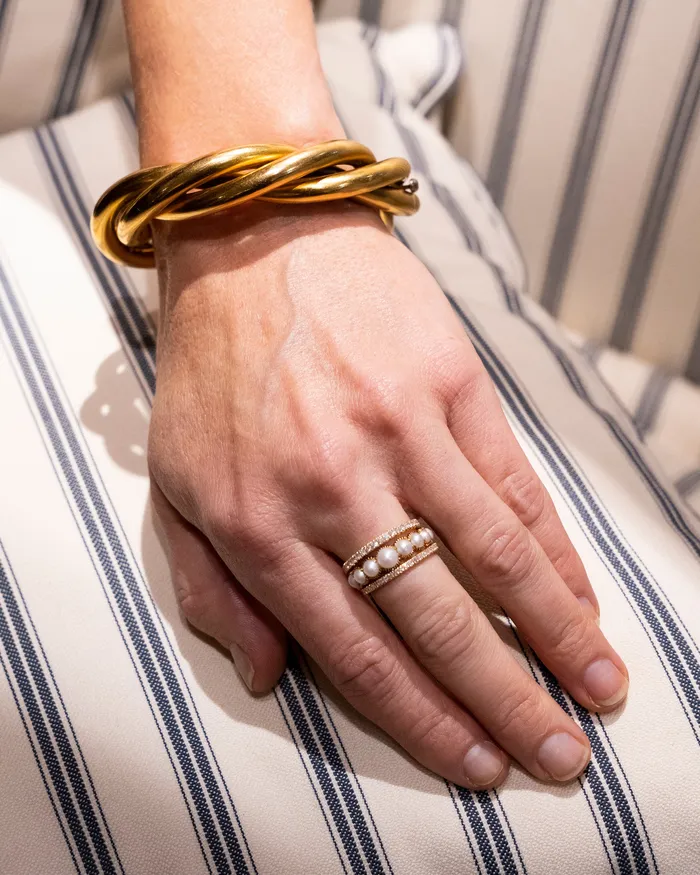 Bell Bird Antiques 19th Century Twist Bangle Bracelets