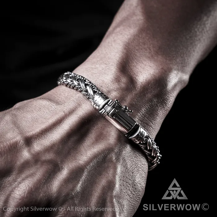 Buyan Rope Weave Bracelet x 10mm silverwow Bracelets