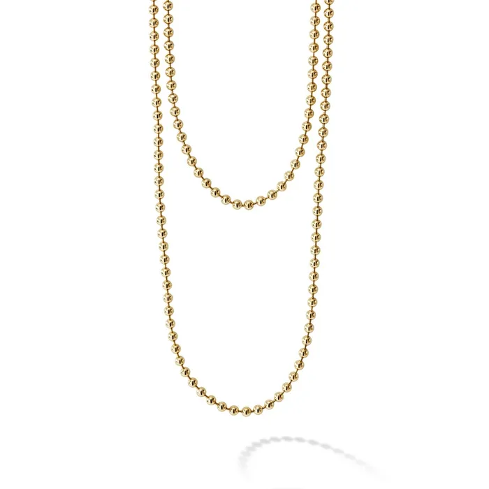 Caviar Gold 18K Gold Beaded Necklace LAGOS Necklaces