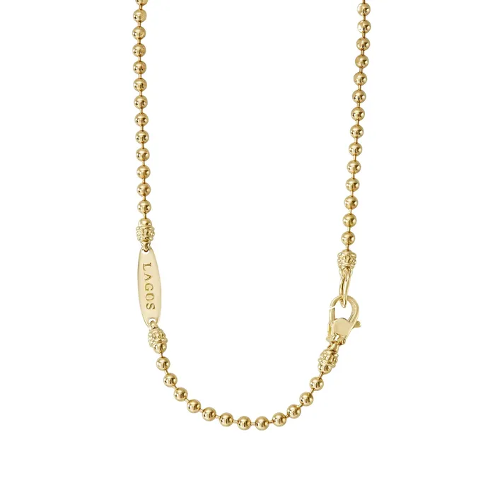 Caviar Gold 18K Gold Beaded Necklace LAGOS Necklaces