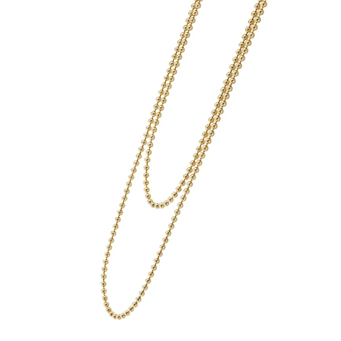 Caviar Gold 18K Gold Beaded Necklace LAGOS Necklaces
