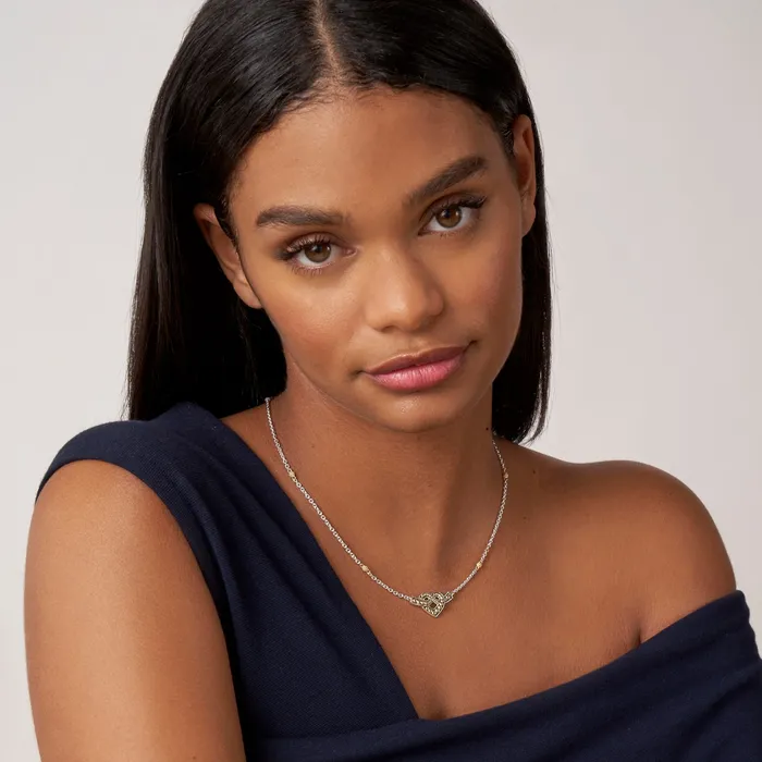 LAGOS Necklaces Beloved TwoTone Heart Chain Necklace