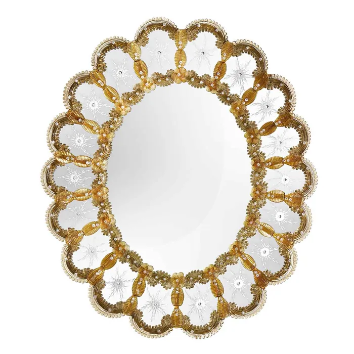 MuranoVItrum Home Decor Earrings Mirror 600 Line SGIORGIO Art 079