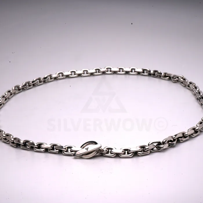 Necklaces SilverWow 8mm T Bar Toggle Necklace Necklaces SilverWow 8mm T Bar Toggle Necklace