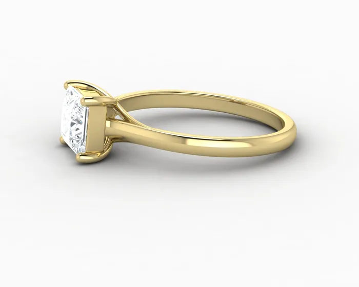 Rings Nora 10 Ct Solitaire Princess Cut Engagement Ring Sapheena Jewelry