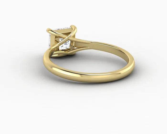 Rings Nora 10 Ct Solitaire Princess Cut Engagement Ring Sapheena Jewelry