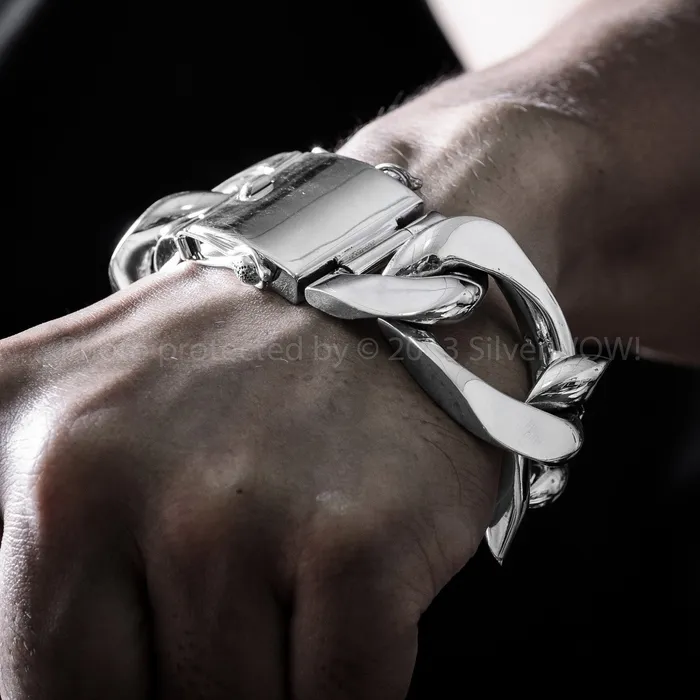 silverwow Bracelets 6 Link Bracelet 30mm
