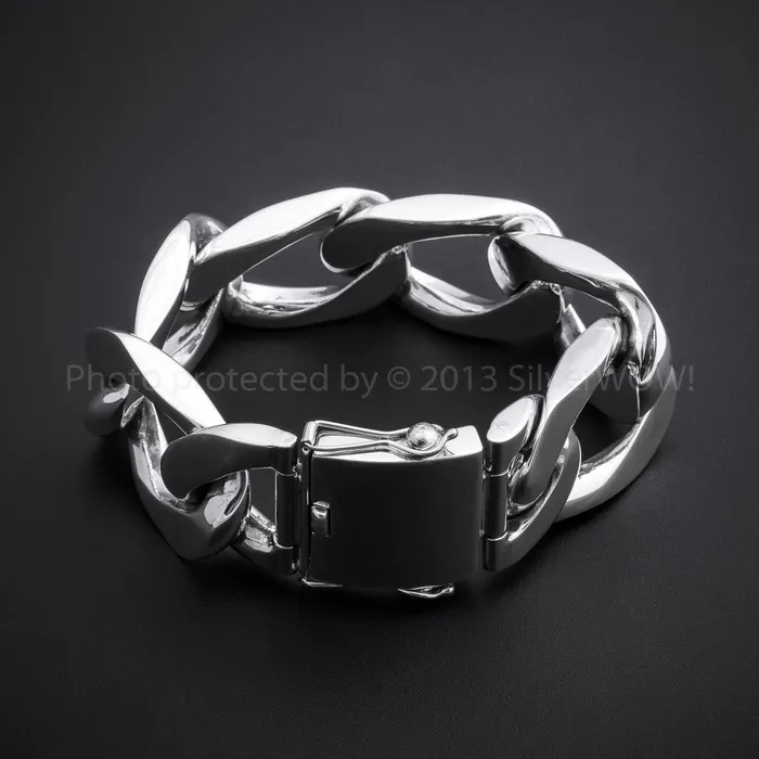 silverwow Bracelets 6 Link Bracelet 30mm