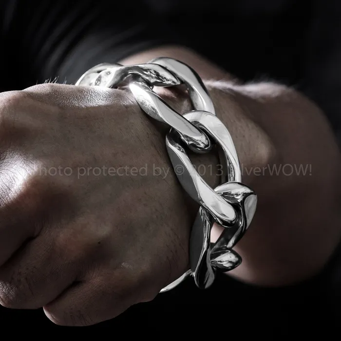 silverwow Bracelets 6 Link Bracelet 30mm