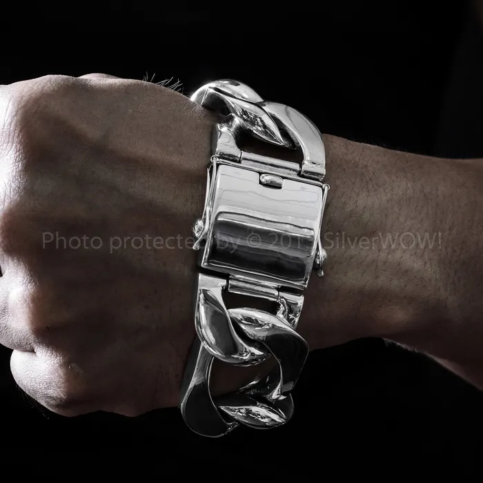 silverwow Bracelets 6 Link Bracelet 30mm