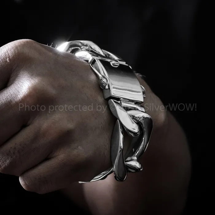 silverwow Bracelets 6 Link Bracelet 30mm