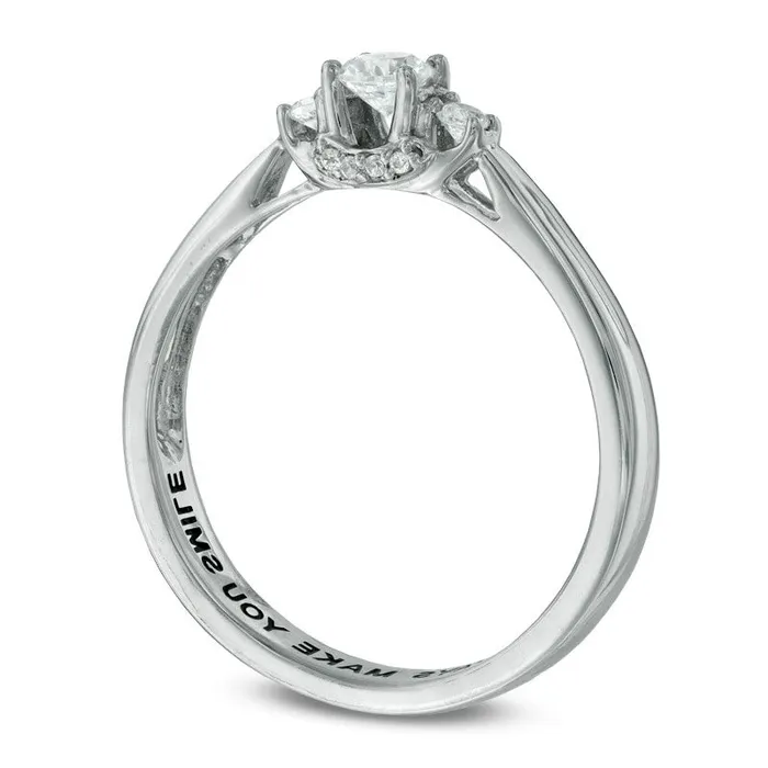 025 CT TW Natural Diamond Promise Ring in Solid 10K White Gold 28 Characters Goldia Rings 025 CT TW Natural Diamond Promise Ring in Solid 10K White Gold 28 Characters Goldia Rings