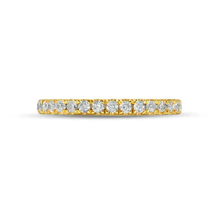 038 CT TW Natural Diamond Wedding Band in Solid 10K Yellow Gold Goldia Rings 038 CT TW Natural Diamond Wedding Band in Solid 10K Yellow Gold Goldia Rings