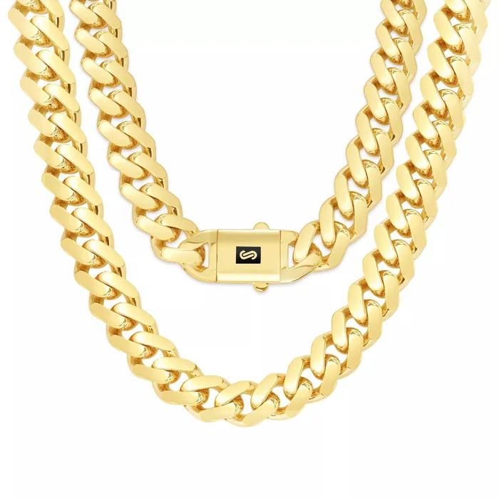 10K Yellow Gold Miami Cuban 17mm Royal Monaco Curb Link Chain Necklace 22 30 Goldiacom Necklaces 10K Yellow Gold Miami Cuban 17mm Royal Monaco Curb Link Chain Necklace 22 30 Goldiacom Necklaces