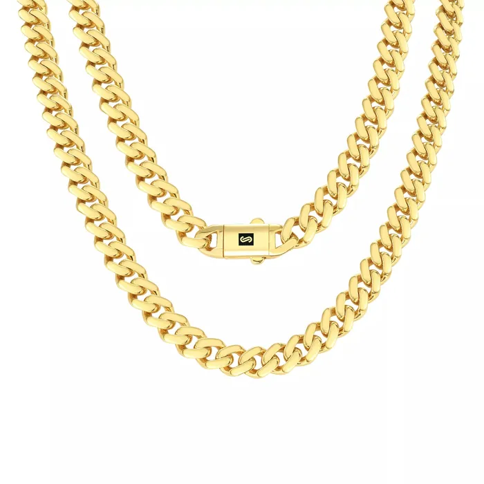 10k Yellow Gold Royal Monaco Miami Cuban Link 9mm Chain Pendant Necklace 28 Goldiacom Necklaces 10k Yellow Gold Royal Monaco Miami Cuban Link 9mm Chain Pendant Necklace 28 Goldiacom Necklaces