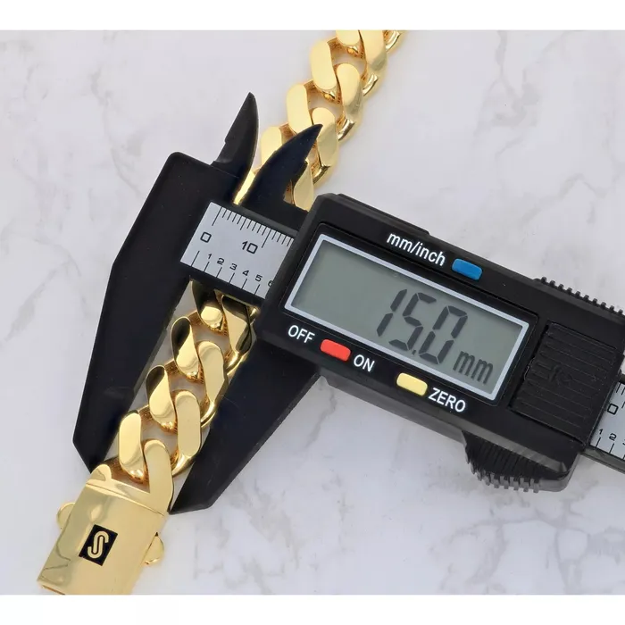 10k Yellow Gold Royal Monaco Miami Cuban Link Curb 15mm Mens Chain Necklace 20 Goldiacom Necklaces