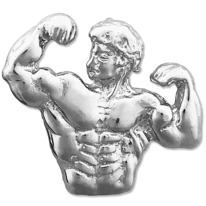 14K Gold Bodybuilder Biceps Pendant Slide Goldia PreStyled Sets