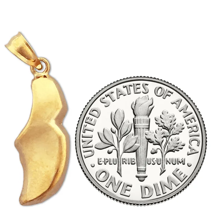 14K Gold Dutch Clog Charm Goldia Charm Necklaces