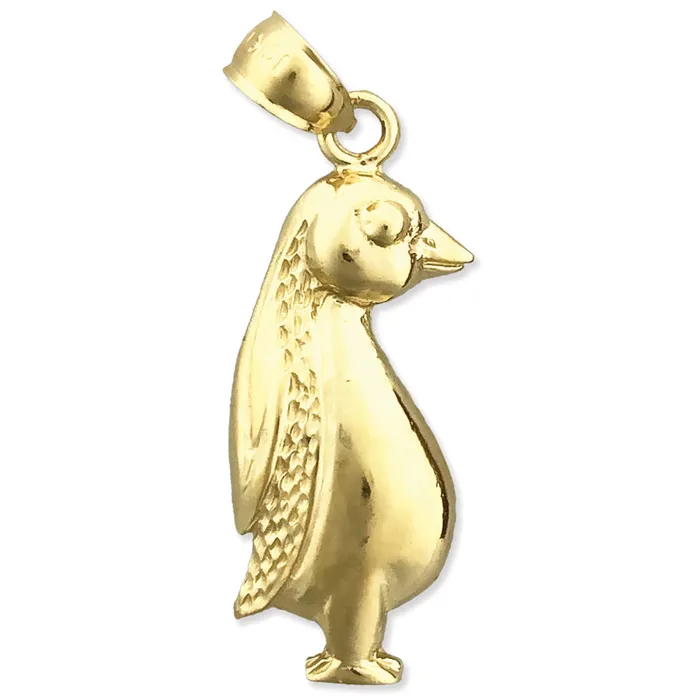 14K Gold Penguin Standing Pendant Goldia PreStyled Sets