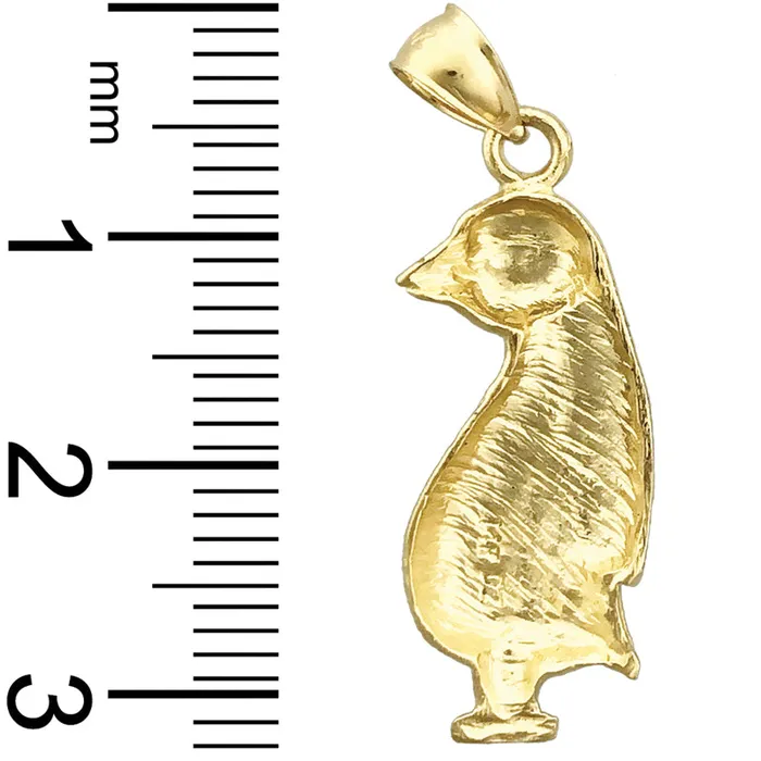 14K Gold Penguin Standing Pendant Goldia PreStyled Sets