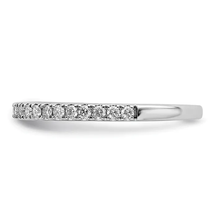 14k White Gold 14 Ct Lab Grown Diamond VSSI G Wedding Band Ring Goldia Rings