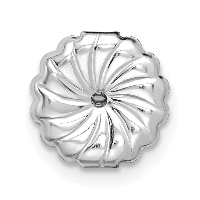 14k White Gold 4 ctw Lab Grown Diamond VSSI G Round 3 Prong Heavy Wt Stud Earrings Goldia Earrings