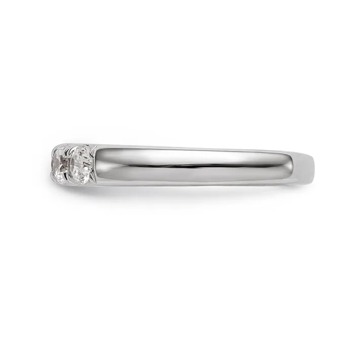14K White Gold Diamond Wedding Band Goldiacom Rings