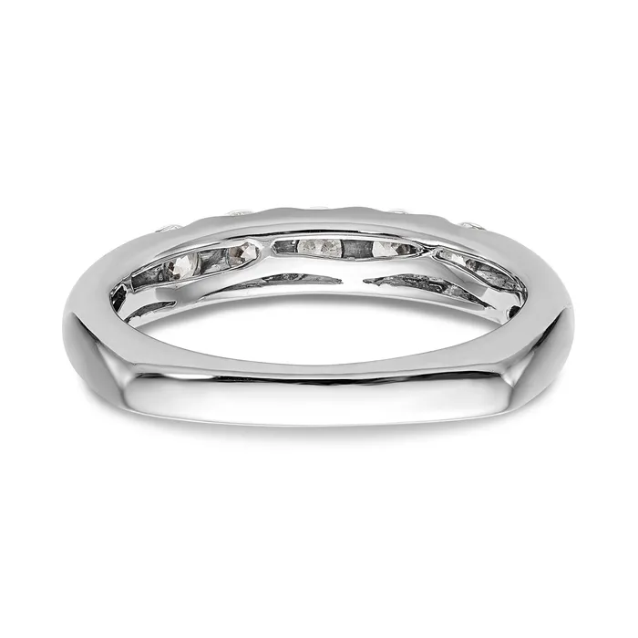 14K White Gold Diamond Wedding Band Goldiacom Rings