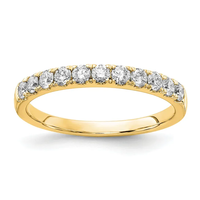 14k Yellow Gold 12 Ct Lab Grown Diamond VSSI G Wedding Band Ring Goldia Rings 14k Yellow Gold 12 Ct Lab Grown Diamond VSSI G Wedding Band Ring Goldia Rings