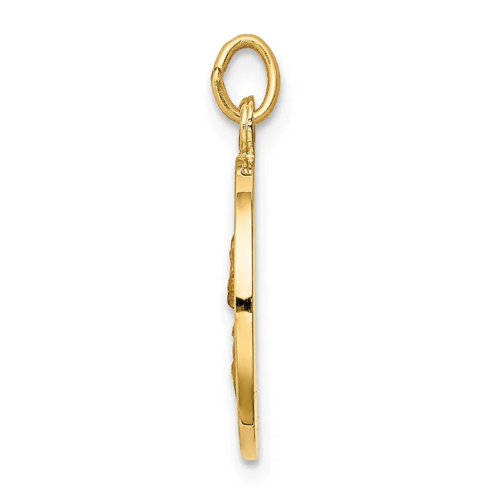 14k Yellow Gold Saint Paul Medal Charm Goldia Charm Necklaces