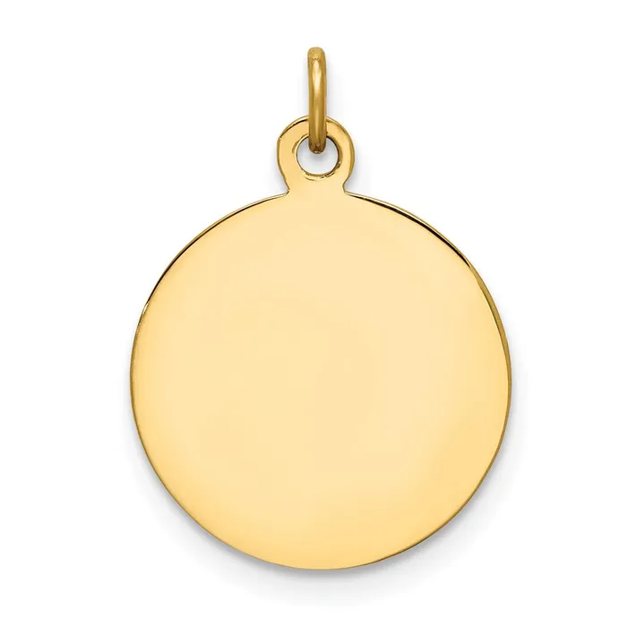 14k Yellow Gold Saint Paul Medal Charm Goldia Charm Necklaces