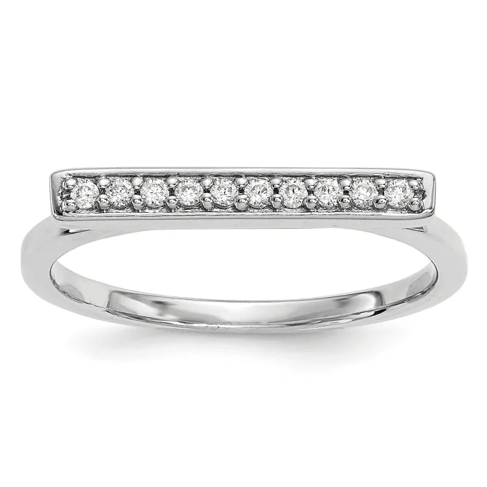 14kw Diamond Bar Ring Goldiacom Rings