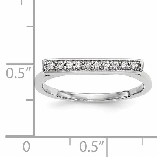 14kw Diamond Bar Ring Goldiacom Rings