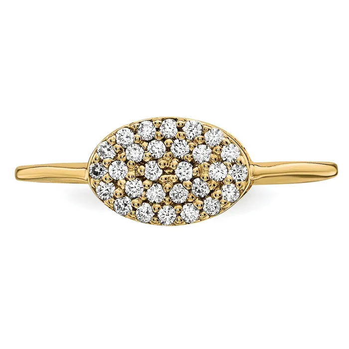 14ky Diamond Cluster Oval Ring Goldiacom Rings