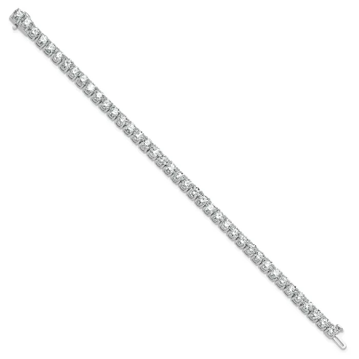 Bracelets Goldia 14k White Gold 12 12 Ct Lab Grown Diamond VSSI G Tennis Bracelet