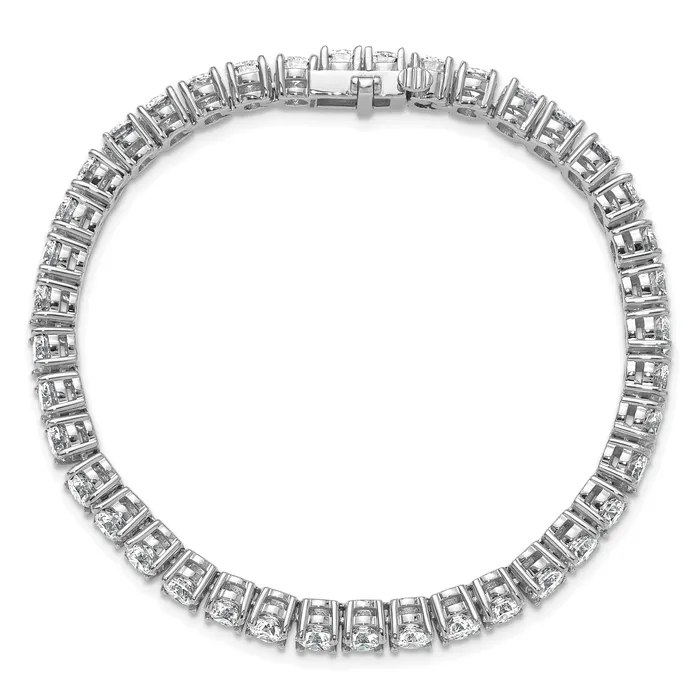 Bracelets Goldia 14k White Gold 12 12 Ct Lab Grown Diamond VSSI G Tennis Bracelet