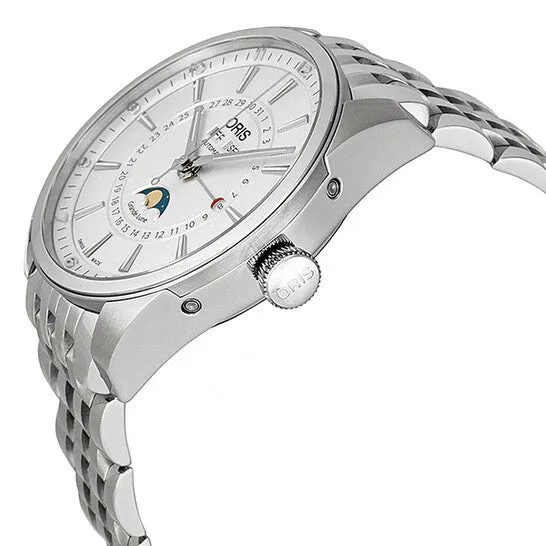 Bracelets JMS always Original Oris Artix Complication Automatic Silver Dial Stainless Steel Mens Watch 01 915 7643 4051 07 8 21 80 Bracelets JMS always Original Oris Artix Complication Automatic Silver Dial Stainless Steel Mens Watch 01 915 7643 4051 07 8 21 80
